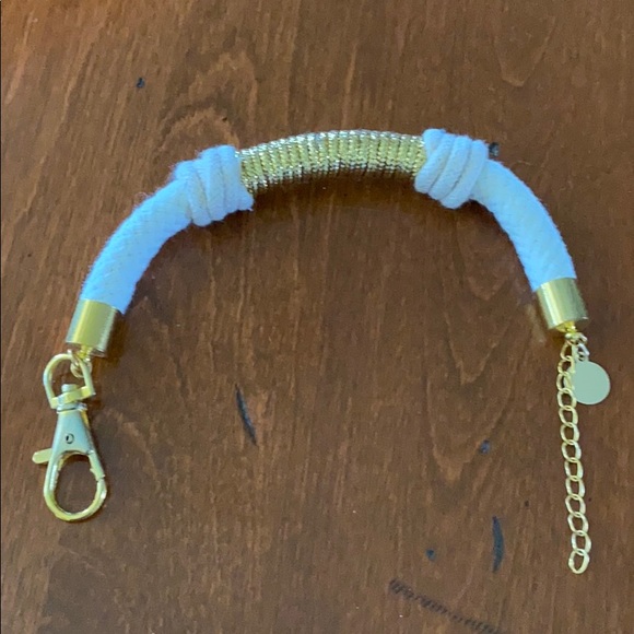 Ford Designs rope gold and cream nautical bracelet - Picture 1 of 4